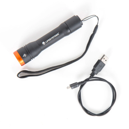 Lifesystems Intensity 545 LED Hand Torch | 545 Lumen Rechargeable Flashlight