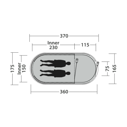 Outwell Nexion 2 forest tent