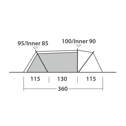 Outwell Nexion 2 forest tent