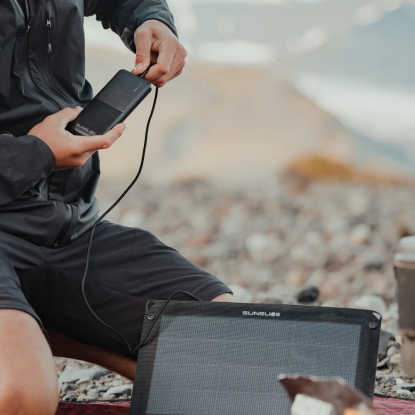Sunslice Gravity 10000 mAh Power Bank USB-C 20 cm Cable | Expedition.lt