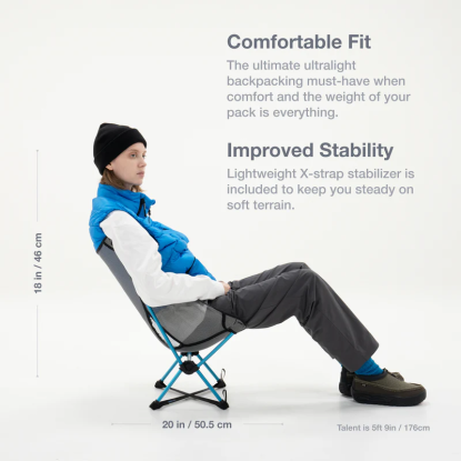 Helinox Chair Zero LT | Ultralengva turistinė kėdė | Expedition.lt