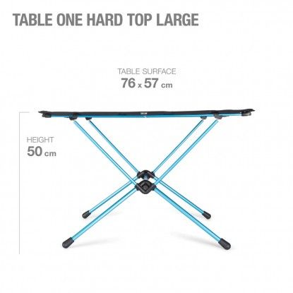 Helinox Table One Hard Top Large black Portable Camping Table
