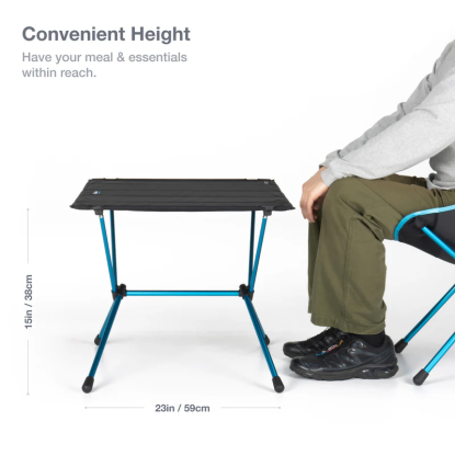 Helinox Table One Hard Top Large black Portable Camping Table