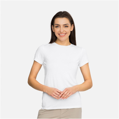 Viking Lenta Bamboo Light Lady Women's Bamboo T-Shirt White