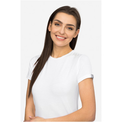 Viking Lenta Bamboo Light Lady moteriški bambukiniai marškinėliai White