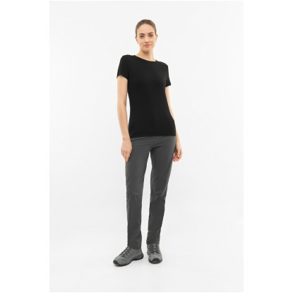 Viking Lenta Bamboo Light Lady moteriški bambukiniai marškinėliai Black