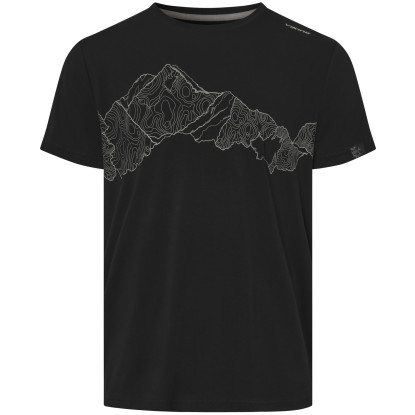 Viking Lenta Bamboo Light Man Men's Bamboo T-Shirt Black/Grey