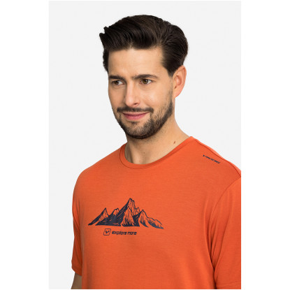Viking Lenta Bamboo Light Man vyriški bambukiniai marškinėliai Orange