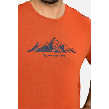 Viking Lenta Bamboo Light Man Men's Bamboo T-Shirt Orange