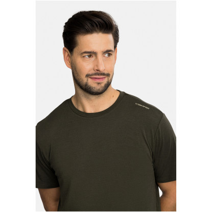 Viking Lenta Bamboo Light Man vyriški bambukiniai marškinėliai Dark Green