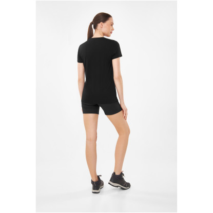 Viking Morain Bamboo Lady moteriški bambukiniai marškinėliai Black