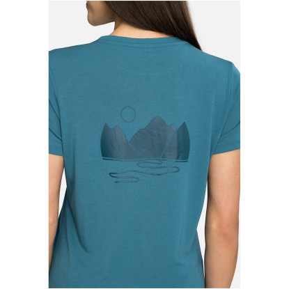 Viking Morain Bamboo Lady moteriški bambukiniai marškinėliai Blue