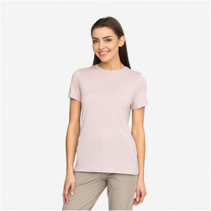 Viking Morain Bamboo Lady moteriški bambukiniai marškinėliai Light Pink