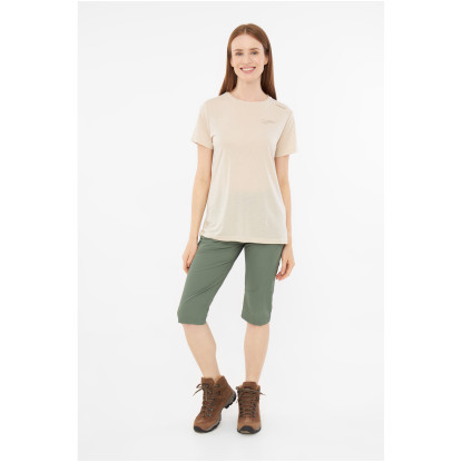 Viking Morain Bamboo Lady moteriški bambukiniai marškinėliai Beige