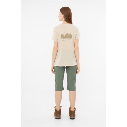 Viking Morain Bamboo Lady moteriški bambukiniai marškinėliai Beige