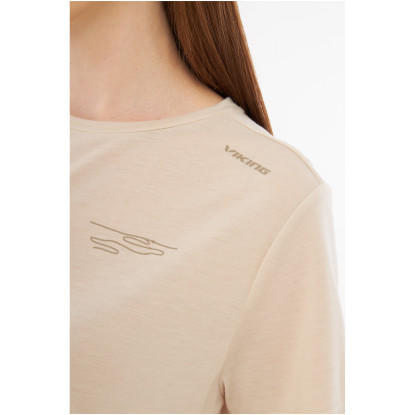Viking Morain Bamboo Lady Women's Bamboo T-Shirt Beige