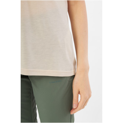 Viking Morain Bamboo Lady moteriški bambukiniai marškinėliai Beige
