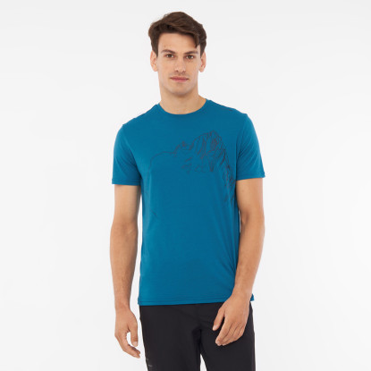 Viking Morain Bamboo Man Men's Bamboo T-Shirt Blue