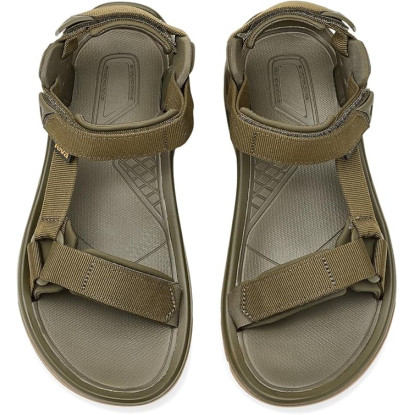Teva Terra Fi 5 Universal mens Dark Olive/ Honey Brown sandals