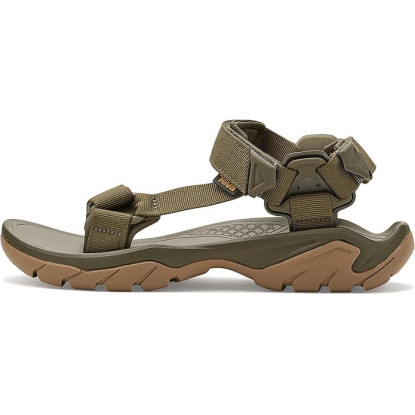 Teva Terra Fi 5 Universal mens Dark Olive/ Honey Brown sandals