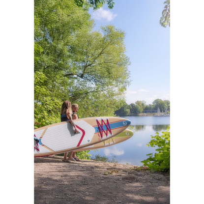 Spinera SUP Suptour 12.0 pripučiama touring irklentė 366 × 76 × 15 cm su stiklo pluošto irklu