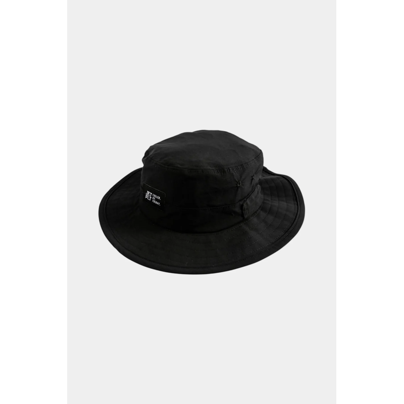 Jetpilot Jet-Lite™ Men's Wide Brim Hat Black – Lightweight UPF 50+ Sun Protection Hat