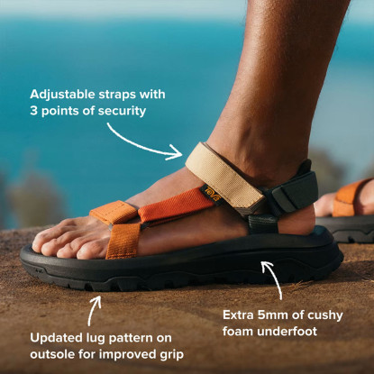 Teva Hurricane XLT3 Men's Black – vyriškos turistinės ir laisvalaikio basutės