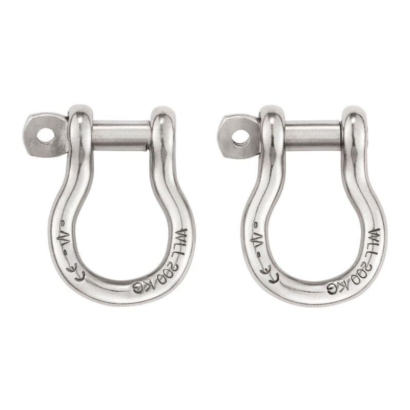 Petzl Shackles – nerūdijančio plieno jungtys sėdynei prijungti prie apraišų (2 vnt.)