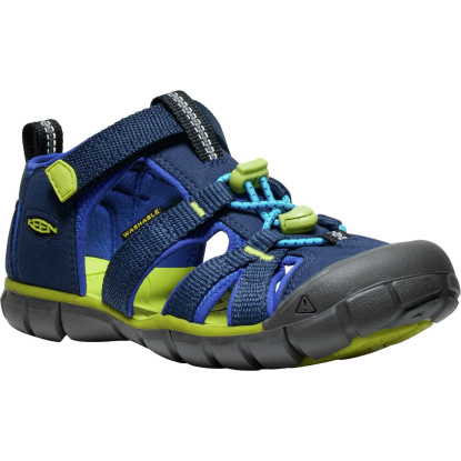 KEEN Seacamp II CNX Little Kid vaikiškos basutės – Naval Academy/Chartreuse