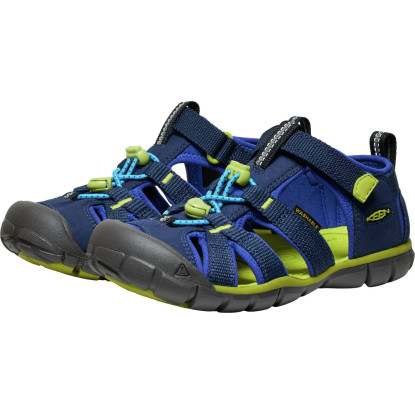 KEEN Seacamp II CNX Little Kid vaikiškos basutės – Naval Academy/Chartreuse