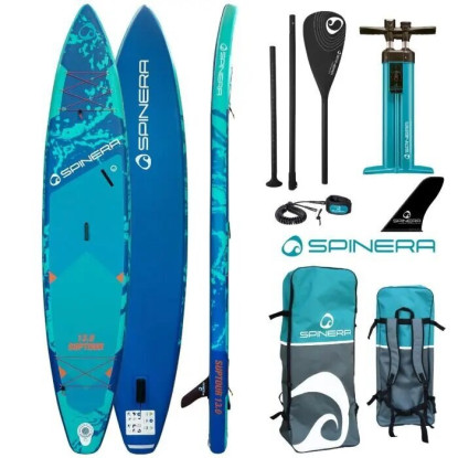 Spinera SUP Suptour 13.0 pripučiama touring irklentė 396 × 79 × 15 cm su stiklo pluošto irklu