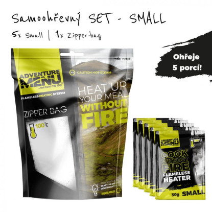Adventure menu Flameless Heating System 5x30g + zipper bag