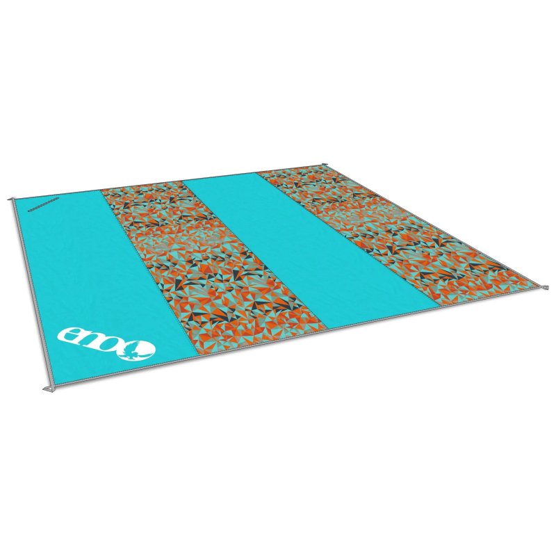 ENO Islander™ Blanket Geo Orange – lengvas turistinis ir pikniko pledas