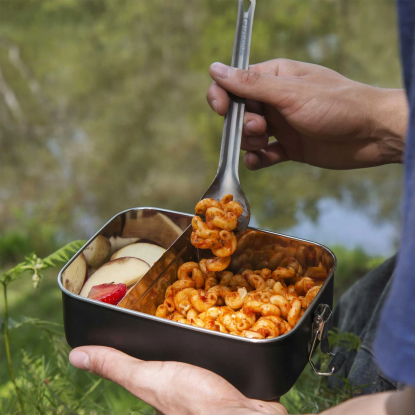 Lifeventure Titanium Long Spork – Ultralight Long Handle Titanium Spork