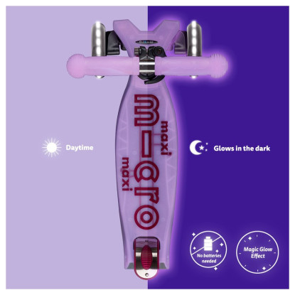 Maxi Micro Deluxe Glow LED Scooter – Purple