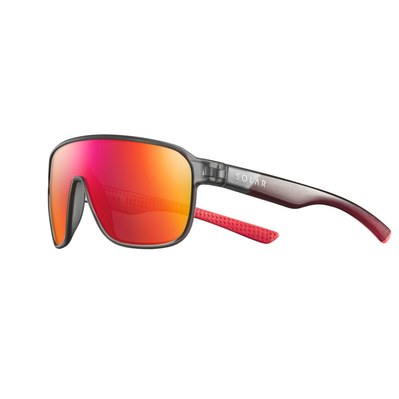 SOLAR Discovery Grey / Red Flash SL3 Polarized Sunglasses JSL17393206