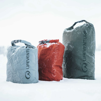 Lifeventure Stormlight Dry Bags Multipack 5L + 10L + 25L – Lightweight Waterproof Dry Bag Set