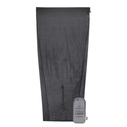 Lifeventure Silk Sleeping Bag Liner Mummy – Lightweight Silk Blend Sleeping Bag Liner