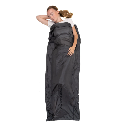 Lifeventure Silk Sleeping Bag Liner Mummy – Lightweight Silk Blend Sleeping Bag Liner