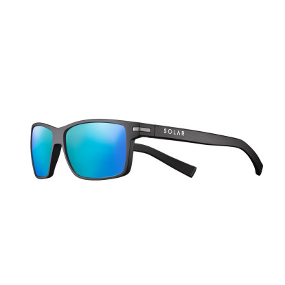 SOLAR Henry JSL12692146 Noir Smoke Blue Flash SL3 – poliarizuoti saulės akiniai