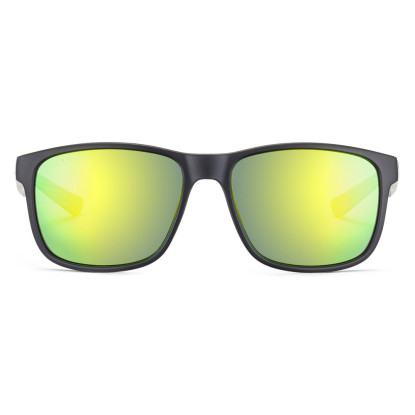 SOLAR Macadam JSL16995146 Polarized Sunglasses Cat.3 – Matte Black / Flash Green