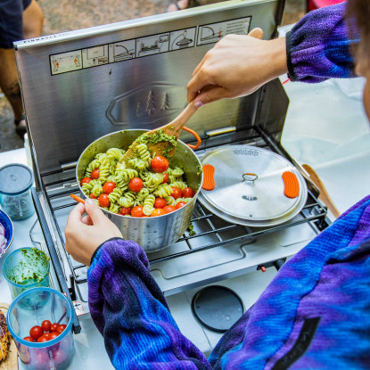 GSI Outdoors Glacier 3L Cookset Stainless Steel Camping Cook Set