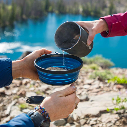 GSI Outdoors Escape Bowl 650 ml Collapsible Silicone Bowl | Expedition.lt