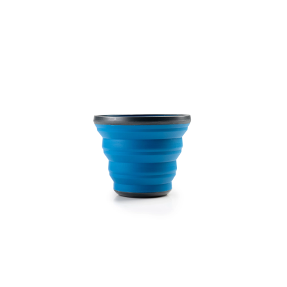 GSI Outdoors Escape 15 fl oz Collapsible Camping Cup – Blue