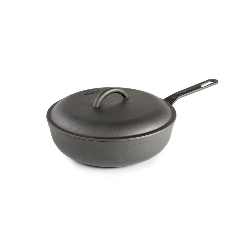 GSI Outdoors GUIDECAST Deep Frypan 25 cm lengva ketaus gili keptuvė