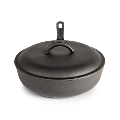 GSI Outdoors GUIDECAST Deep Frypan 25 cm lengva ketaus gili keptuvė