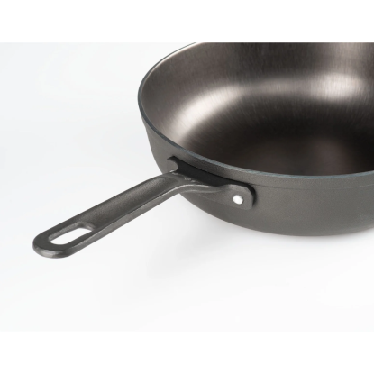 GSI Outdoors GUIDECAST Deep Frypan 10" (25 cm) Lightweight Cast Iron Skillet