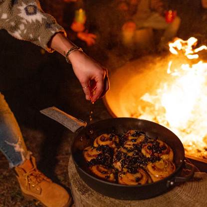 GSI Outdoors GUIDECAST Deep Frypan 25 cm lengva ketaus gili keptuvė