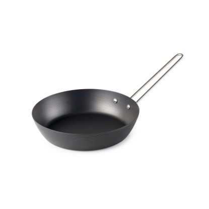 GSI Carbon Steel Frypan 25 cm – anglinio plieno keptuvė su sulankstoma rankena