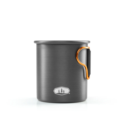 GSI Outdoors Halulite Aluminum Bottle Cup 14 fl oz (414 ml) Hard Anodized Aluminum Cup